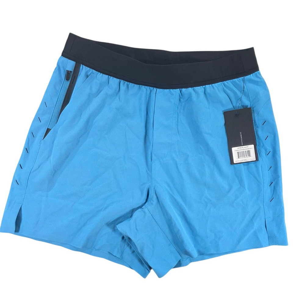 Ten Thousand Interval Unlined Training Shorts Blue Sm Mens TTSH002V3 Activewear